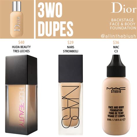 dior backstage foundation dupes|dior backstage foundation samples.